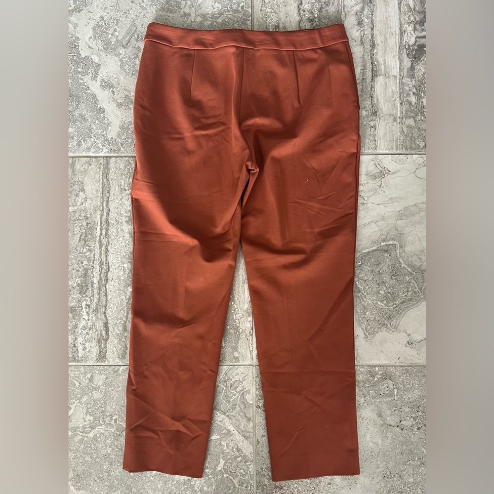 MaxMara Pegno Straight Leg Pants, Orange, Size 16 - Picture 11 of 13